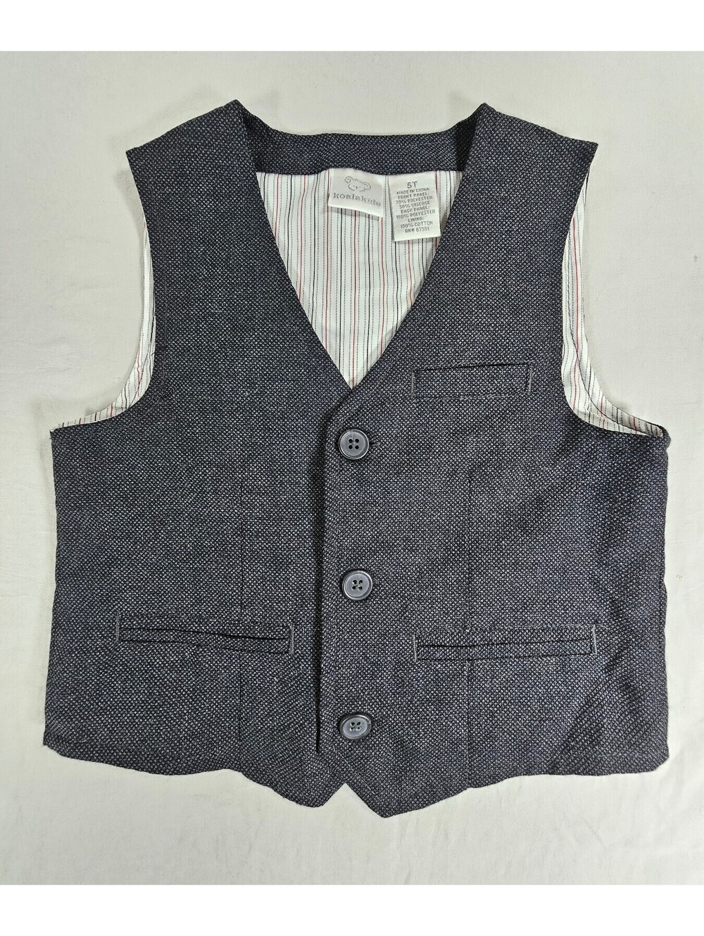 Koala Kids Boys' Formal Vest. Size 5T